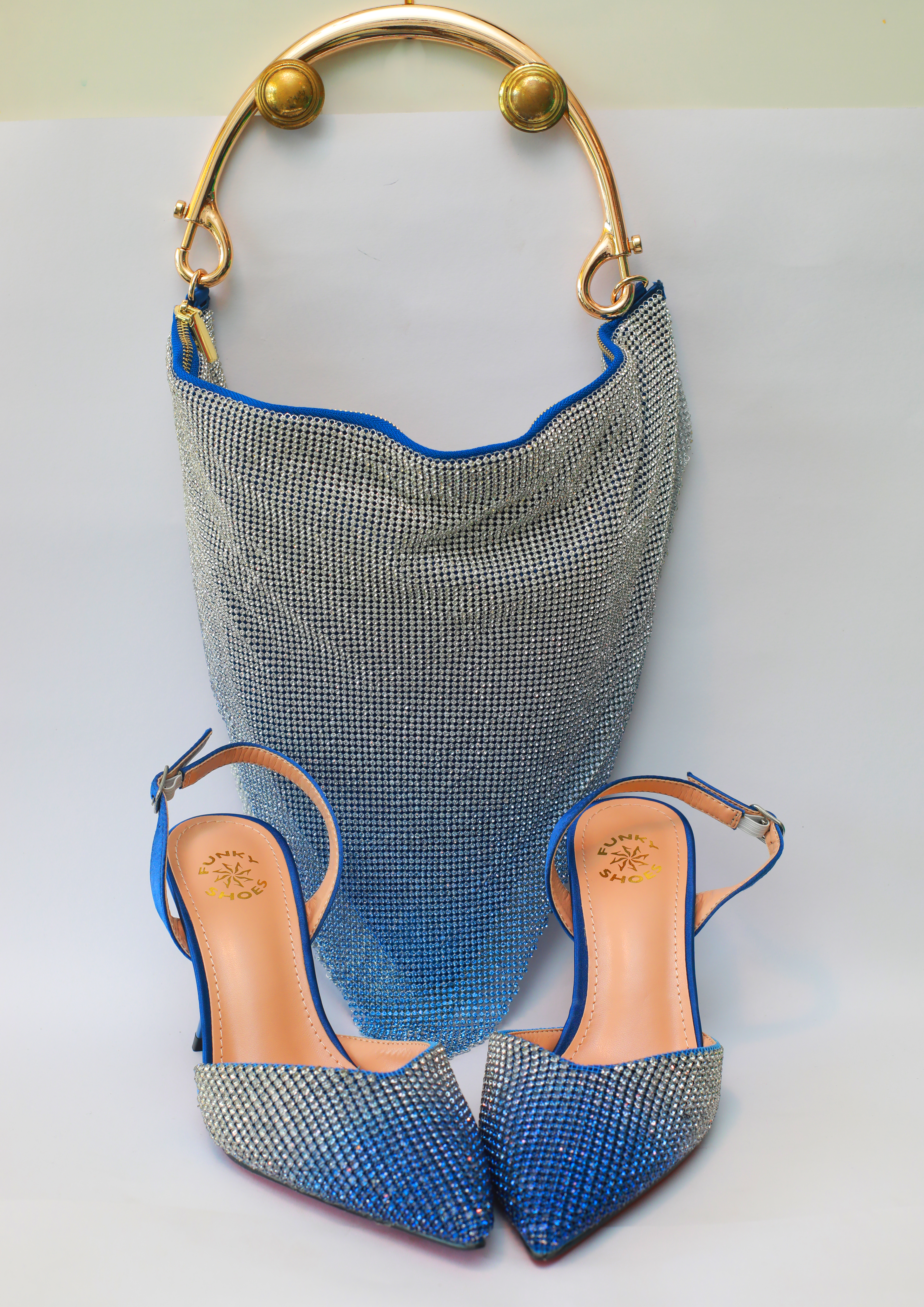 Chivas Pencil Mouth Sandal & Purse Set 