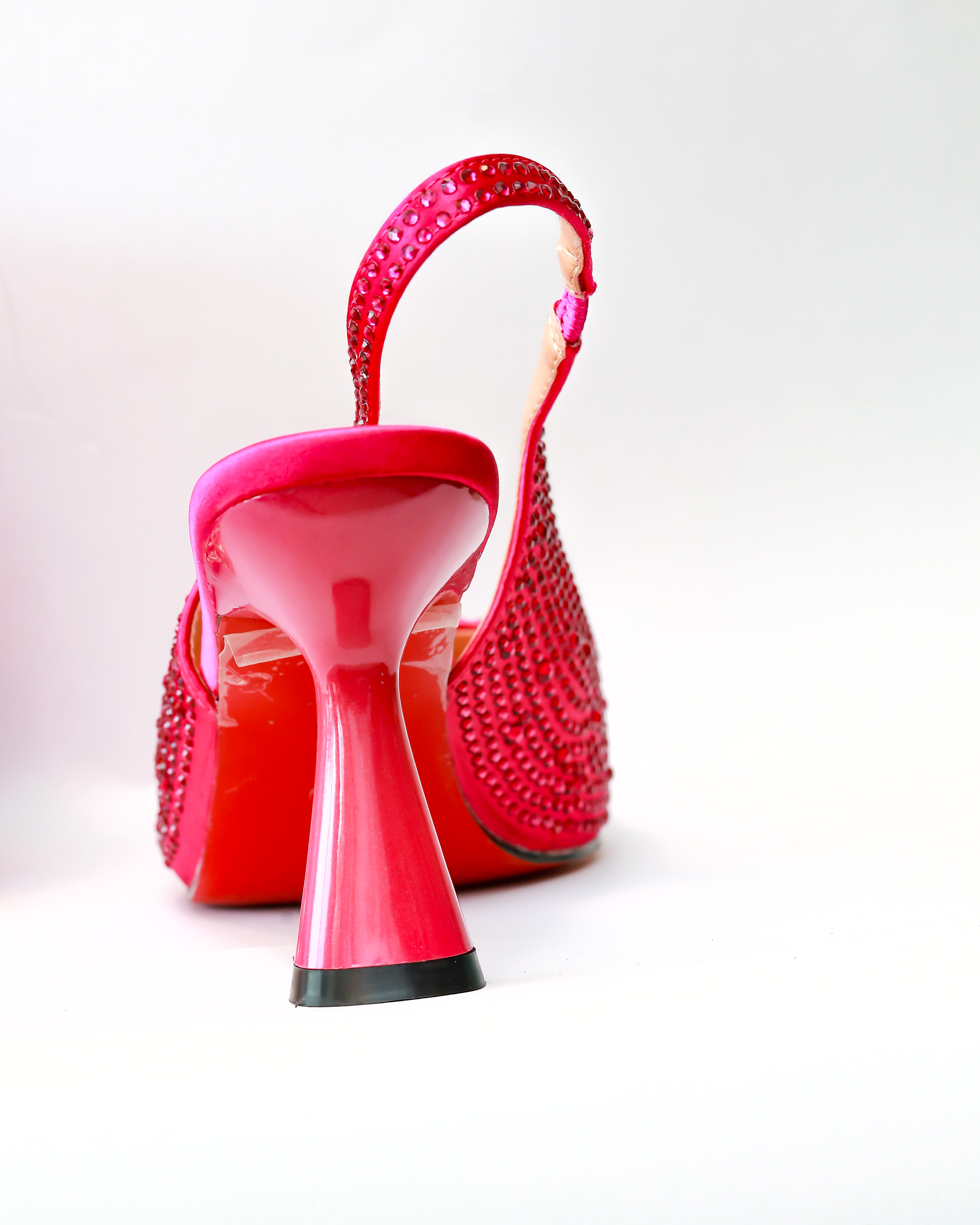 Chivas Pencil Mouth Sandal – Pink Crystal Edition