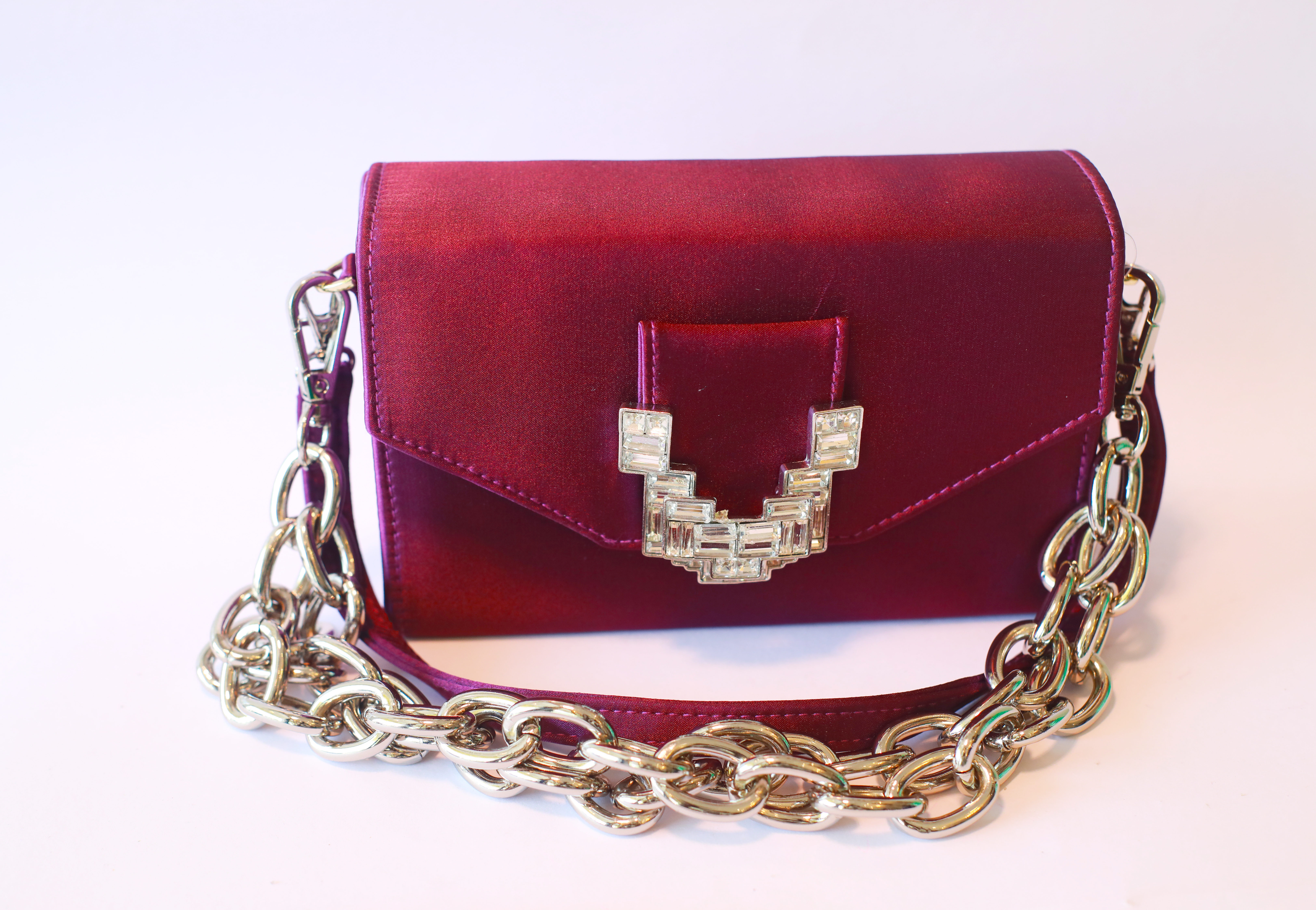 Roseline Purse – Royal Purple Crystal Edition 